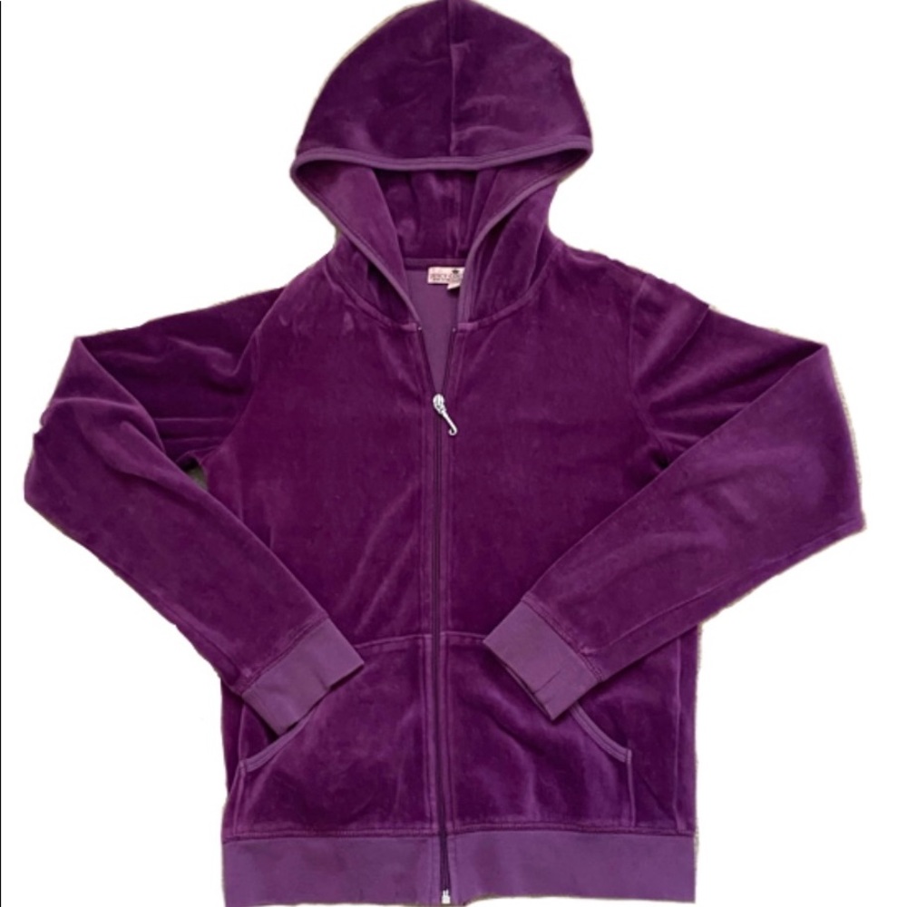 Purple Juicy Couture Velour Tracksuit Set